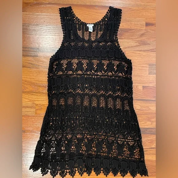 Crochet Mini-Dress/Top Crochet Mini-Dress/Top
